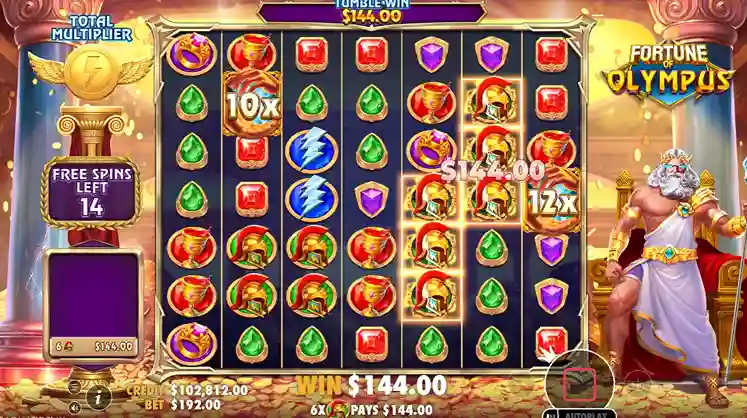 Play Fortune of Olympus for Real Money Online